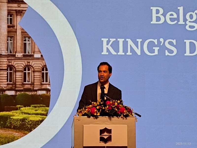 02 比利時國王節慶祝酒會現場-馬徹處長