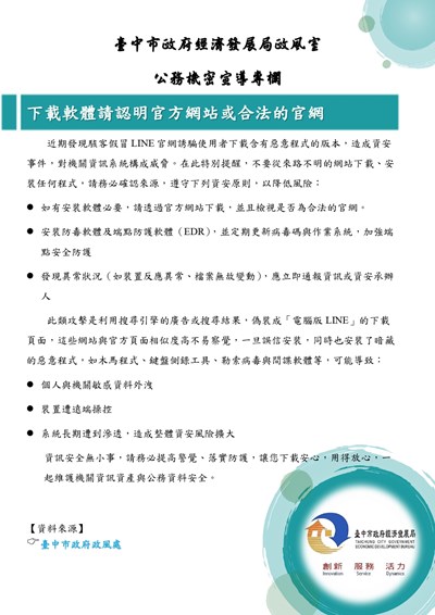 11504-下載軟體請認明官方網站或合法的官網