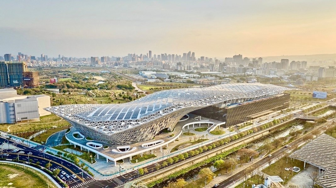 01-會展中心 北向空拍圖