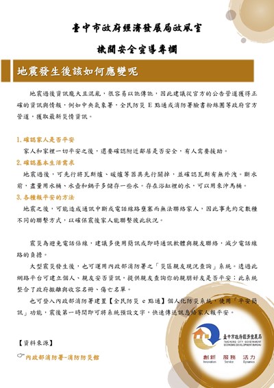 11509-地震發生後該如何應變呢