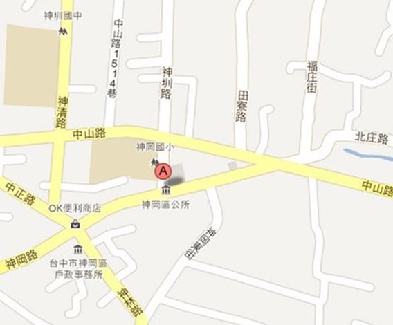 神岡市場位置圖