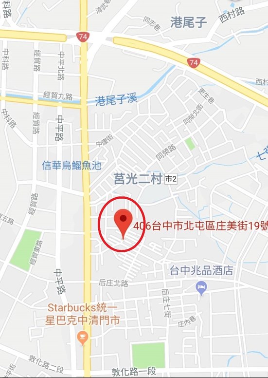 后庄市場位置圖