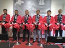 01北海道物產咖啡館開幕-令狐副市長到場剪綵