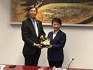 02日本臺灣商會聯合總會-盧秀燕市長與河道台總會長合影