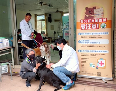 毛孩健康不能等 中市7、8月狂犬疫苗注射場次出爐