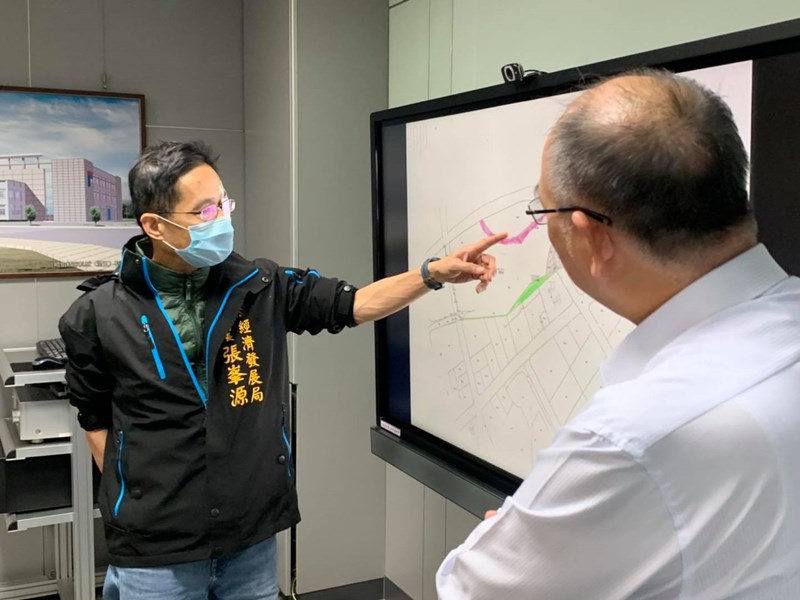 01 經發局張局長率領市府團隊拜訪哈伯精密股份有限公司