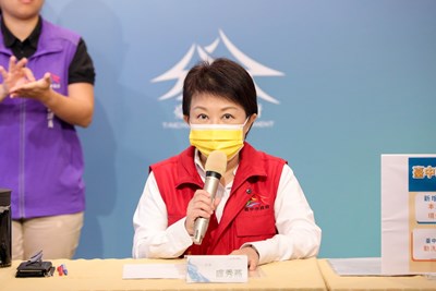 市長盧秀燕表示,台中為全台第一個設立前進指揮所的縣市