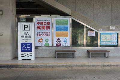 台中轉運中心落實佩戴口罩 增加4國語言廣宣