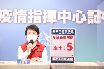 台中首傳重症死亡個案 盧市長:做市民後盾全力助家屬度難關