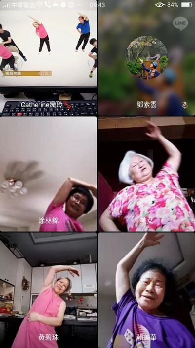 長輩防疫不無聊! 中市關懷據點直播出作業
