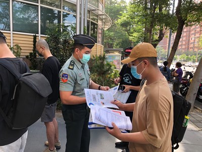 中市役男請留意! 全國三級警戒延長 7月12日前役男徵兵作業暫停(資料照片)