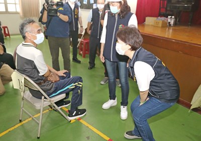 中市支援「唐鳳系統」第三輪接種 盧市長今視察快打站