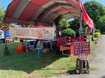 中元普度落實防疫 減香減金誠心不打折資料照片