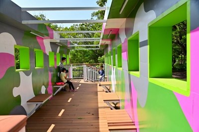 潭雅神綠園道設施再升級 車廂主題童趣風十足