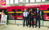 搭中捷遊購台中！ 台中購物節彩繪捷運列車今亮相 - 經發局張峯源局長致詞!!