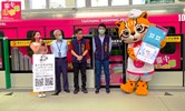 搭中捷遊購台中！ 台中購物節彩繪捷運列車今亮相 - 介紹台中吉祥物虎媽入場!!