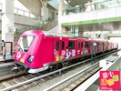 搭中捷遊購台中！ 台中購物節彩繪捷運列車今亮相 - 彩繪列車