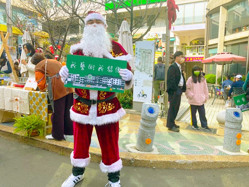 東海藝術街商圈-歡樂聖誕音樂市集-聖誕老公公