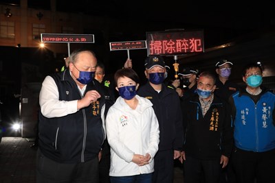 中市啟動掃除「醉」犯專案 盧市長:取締宣導雙管齊下