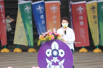 三五童軍節表揚 盧市長發揮童軍精神捐一月薪資助烏克蘭