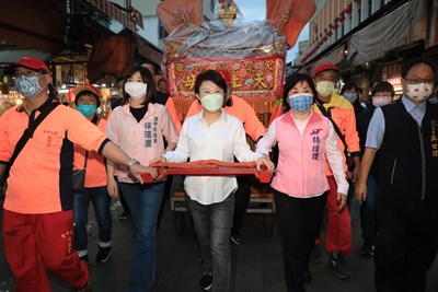 大雅永興宮老四媽遶境啟程 盧市長恭迎媽祖起駕祈求庇佑市民平安
