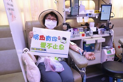 中捷公司去年首度舉辦捐血活動,獲得民眾響應。