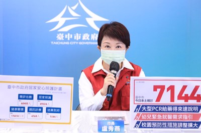 台中中央公園「大型PCR給藥得來速」今上路 盧市長:將再增派設備人力支援