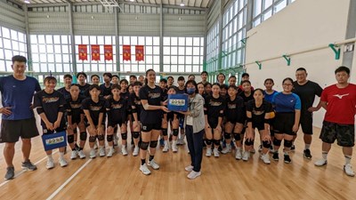 東山高中備戰亞洲U20女子排球錦標賽 中市府為選手加油