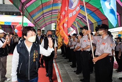 台中市里守望相助隊誓師 盧市長感謝「城市英雄」奉獻