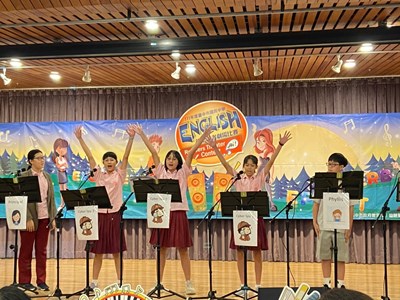 中市英語讀者劇場類廣播劇比賽 45校學生同場競演