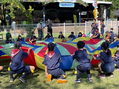 探索自然生態 中市45校幼童軍齊聚啵比星球園區